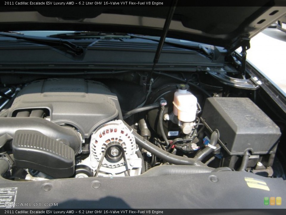 6.2 Liter OHV 16-Valve VVT Flex-Fuel V8 Engine for the 2011 Cadillac Escalade #50467468