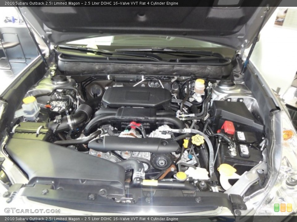 2.5 Liter DOHC 16-Valve VVT Flat 4 Cylinder Engine for the 2010 Subaru Outback #50469013