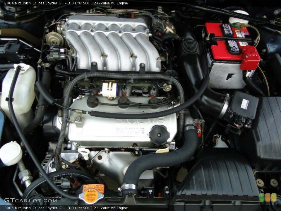 3.0 Liter SOHC 24-Valve V6 Engine for the 2004 Mitsubishi Eclipse #50469577