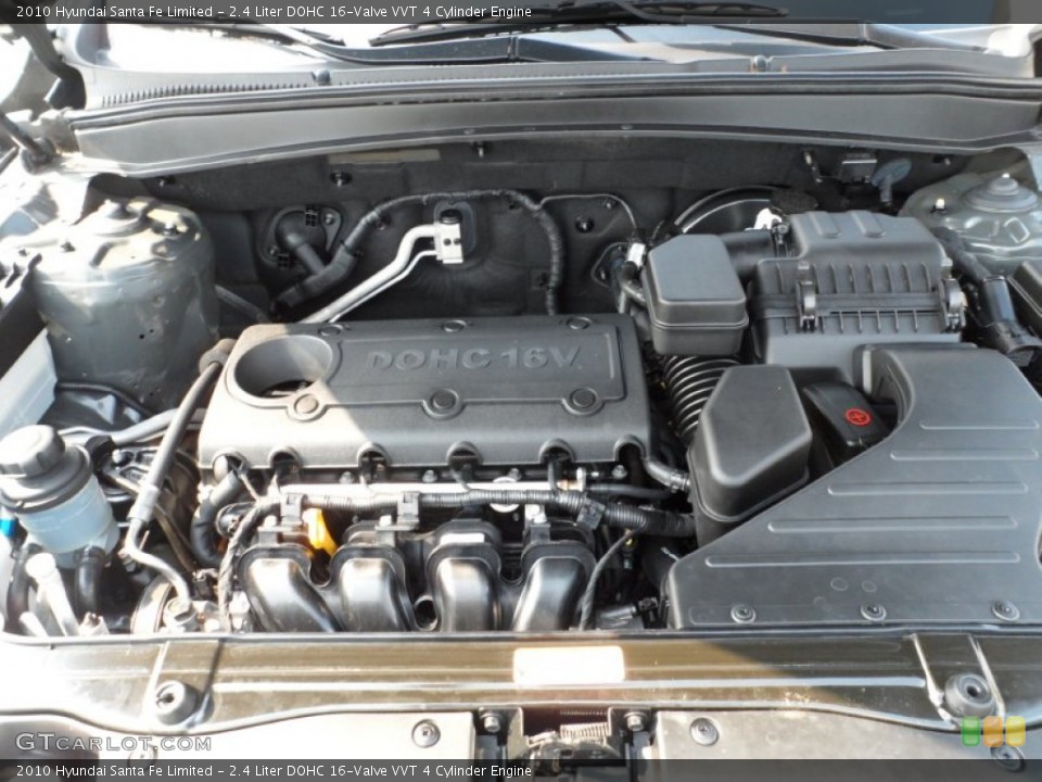 2.4 Liter DOHC 16-Valve VVT 4 Cylinder Engine for the 2010 Hyundai Santa Fe #50476342