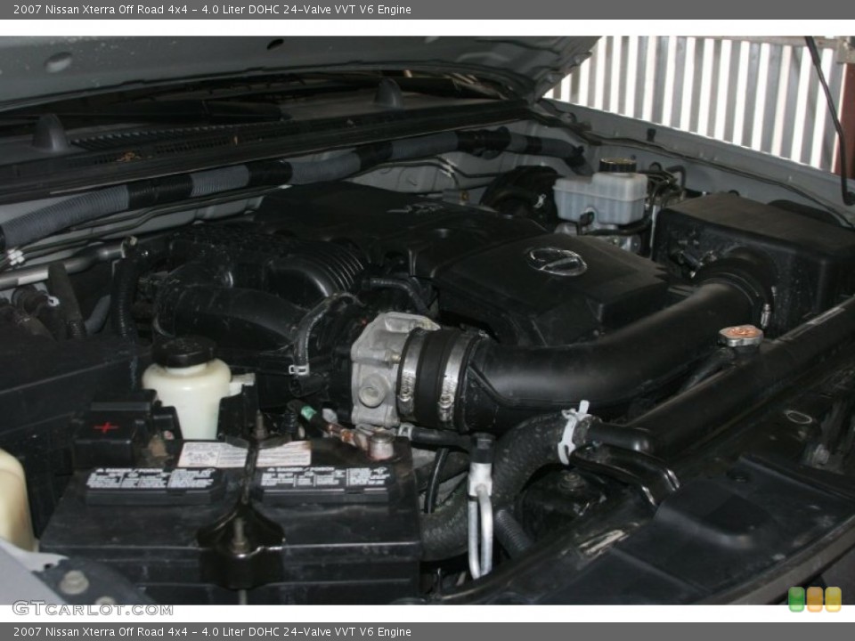 4.0 Liter DOHC 24-Valve VVT V6 2007 Nissan Xterra Engine