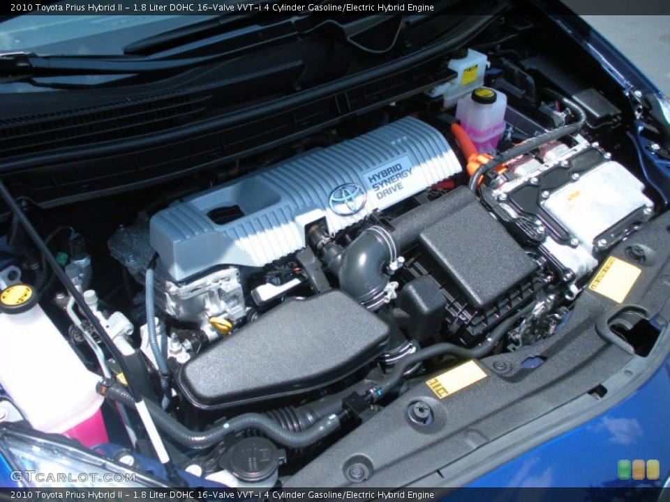 1.8 Liter DOHC 16-Valve VVT-i 4 Cylinder Gasoline/Electric Hybrid Engine for the 2010 Toyota Prius #50478943