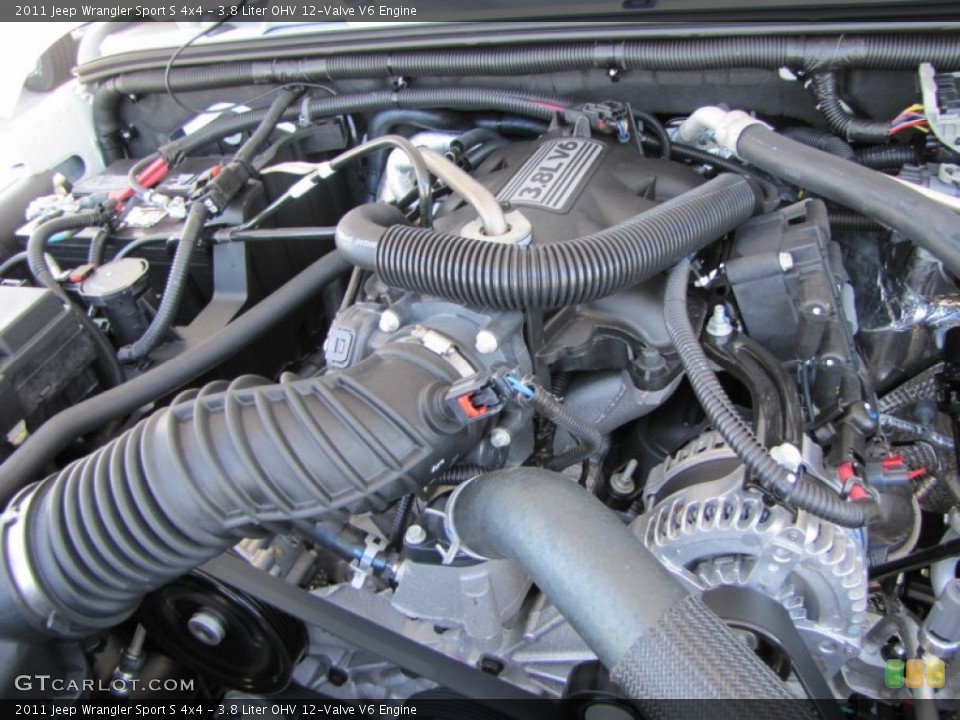 3.8 Liter OHV 12-Valve V6 Engine for the 2011 Jeep Wrangler #50478946