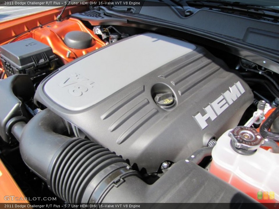 5.7 Liter HEMI OHV 16-Valve VVT V8 Engine for the 2011 Dodge Challenger #50480185