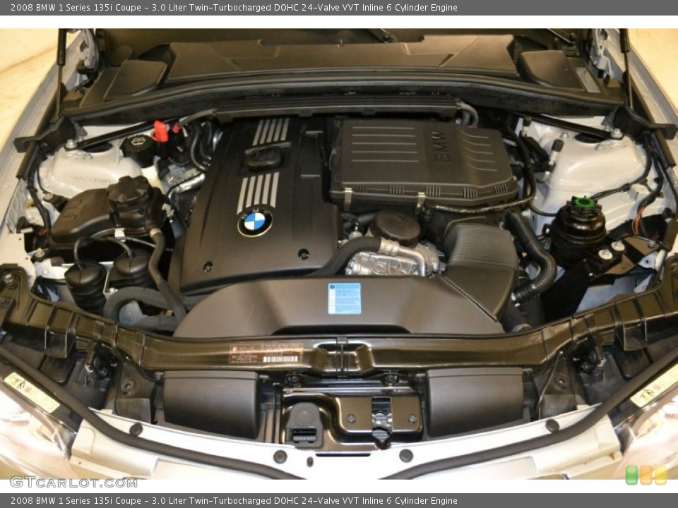 3.0 Liter Twin-Turbocharged DOHC 24-Valve VVT Inline 6 Cylinder Engine for the 2008 BMW 1 Series #50480896
