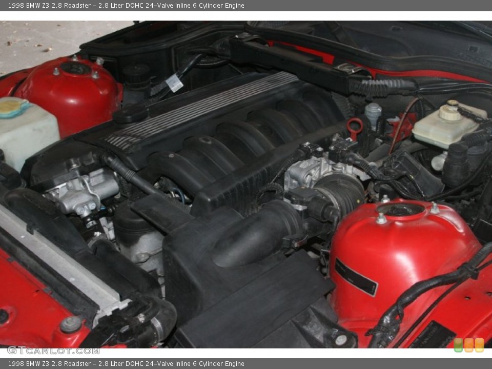 2.8 Liter DOHC 24-Valve Inline 6 Cylinder Engine for the 1998 BMW Z3 #50482606