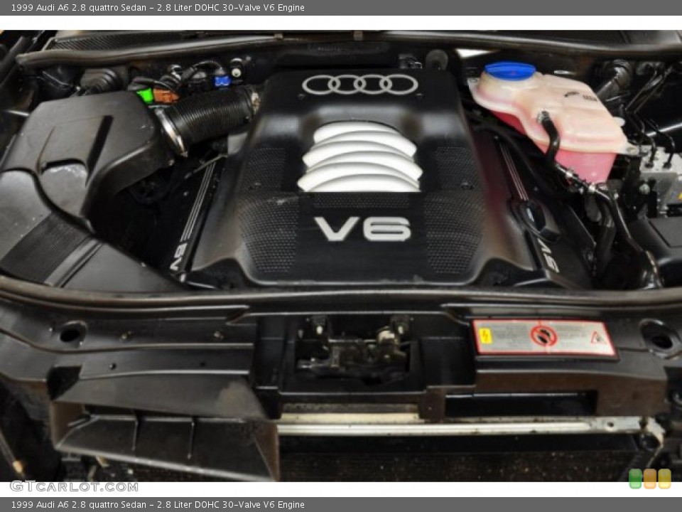 2.8 Liter DOHC 30-Valve V6 Engine for the 1999 Audi A6 #50483242