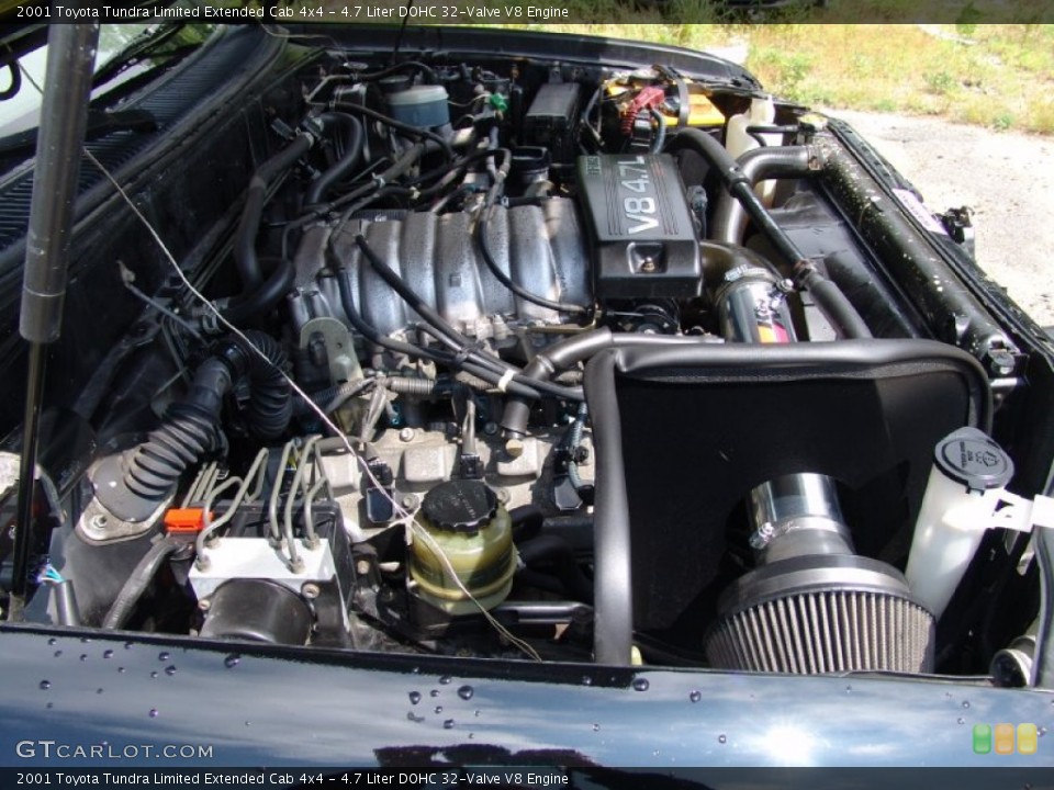 4.7 Liter DOHC 32-Valve V8 Engine for the 2001 Toyota Tundra #50487988
