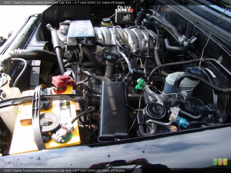 4.7 Liter DOHC 32-Valve V8 Engine for the 2001 Toyota Tundra #50488003