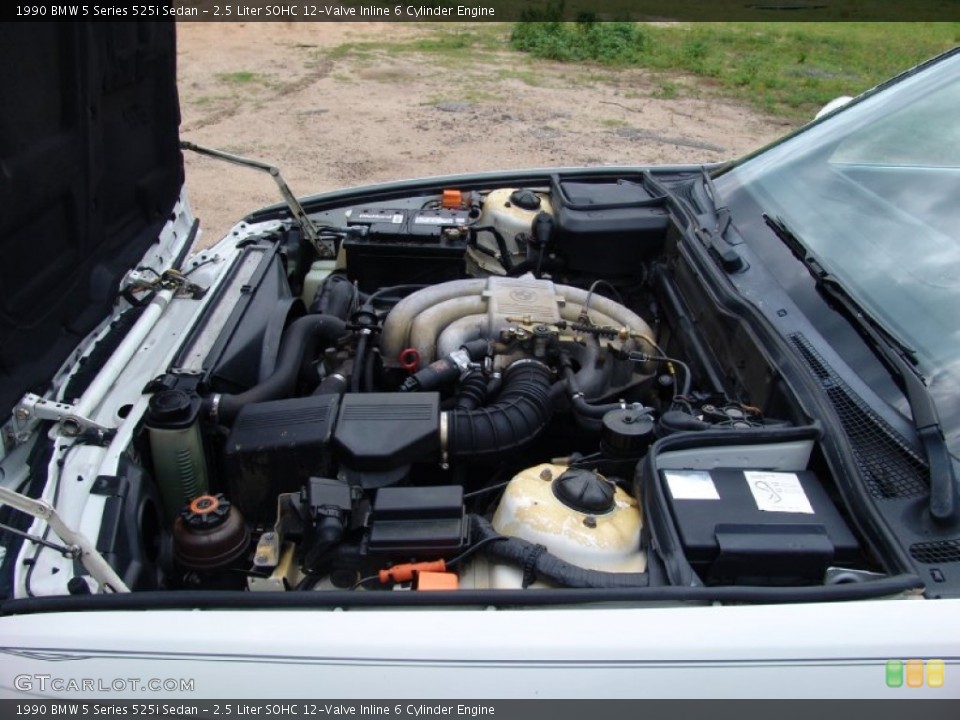 2.5 Liter SOHC 12-Valve Inline 6 Cylinder Engine for the 1990 BMW 5 Series #50488348