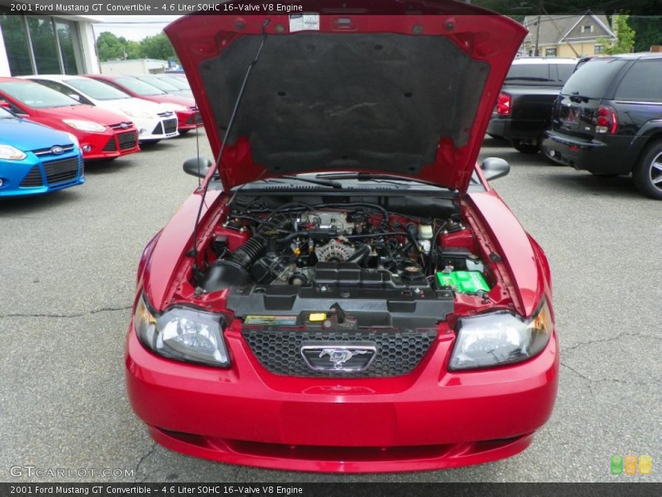 4.6 Liter SOHC 16-Valve V8 Engine for the 2001 Ford Mustang #50491111