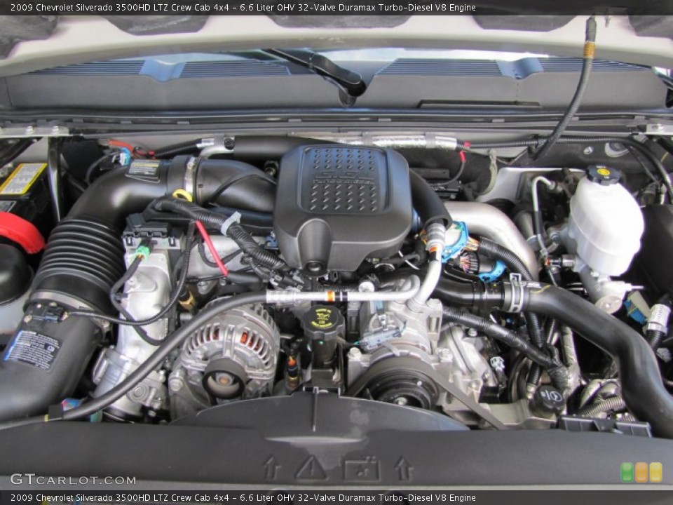 6.6 Liter OHV 32-Valve Duramax Turbo-Diesel V8 Engine for the 2009 Chevrolet Silverado 3500HD #50491763