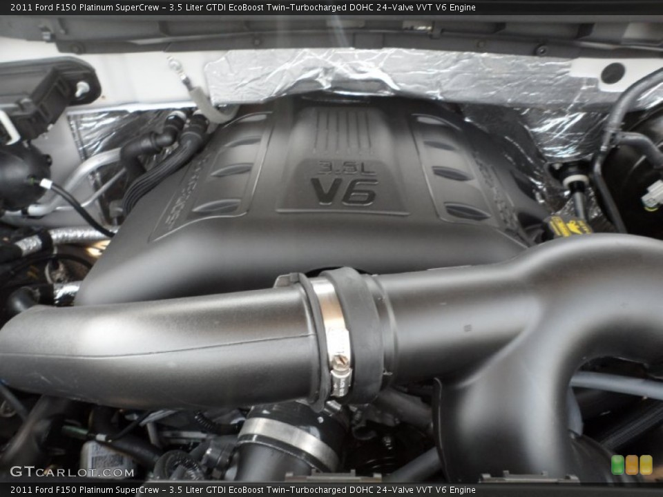 3.5 Liter GTDI EcoBoost Twin-Turbocharged DOHC 24-Valve VVT V6 Engine for the 2011 Ford F150 #50496892