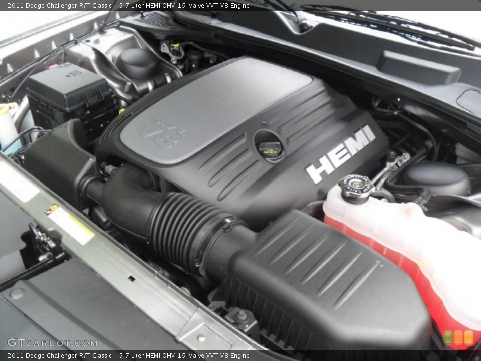 5.7 Liter HEMI OHV 16-Valve VVT V8 Engine for the 2011 Dodge Challenger #50499845