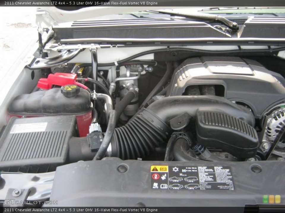 5.3 Liter OHV 16-Valve Flex-Fuel Vortec V8 Engine for the 2011 Chevrolet Avalanche #50502652