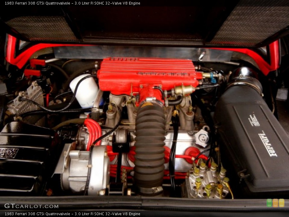 3.0 Liter FI SOHC 32-Valve V8 Engine for the 1983 Ferrari 308 #50503864