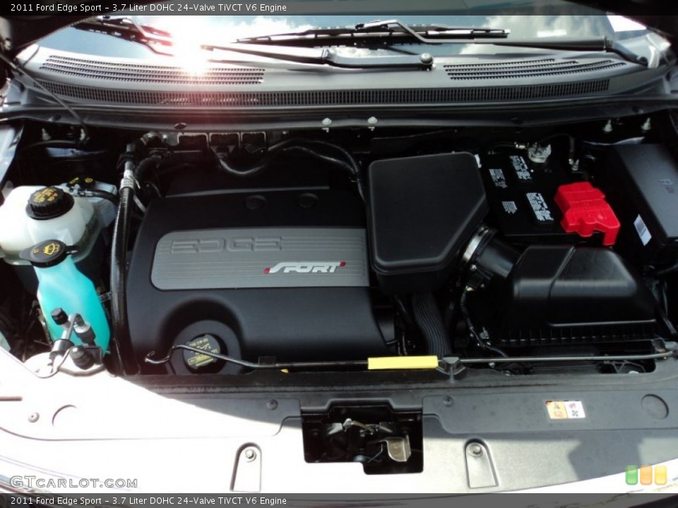 3.7 Liter DOHC 24-Valve TiVCT V6 Engine for the 2011 Ford Edge #50510800