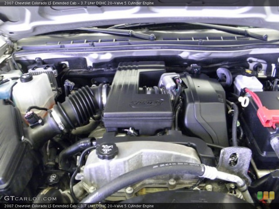 3.7 Liter DOHC 20-Valve 5 Cylinder 2007 Chevrolet Colorado Engine
