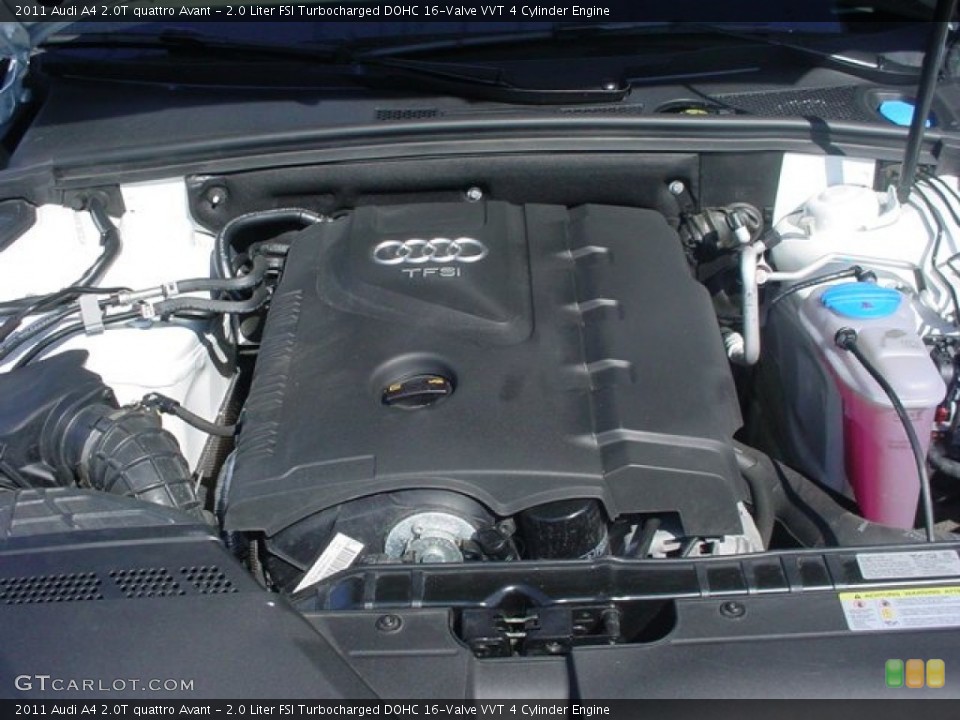2.0 Liter FSI Turbocharged DOHC 16-Valve VVT 4 Cylinder Engine for the 2011 Audi A4 #50522437