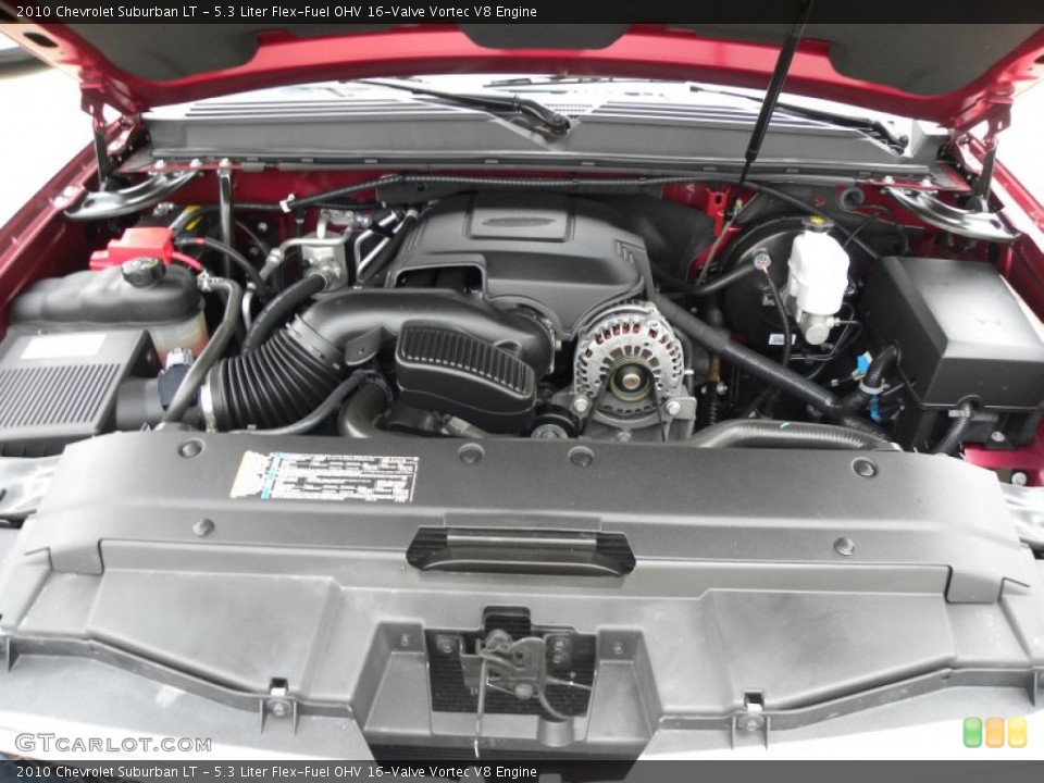 5.3 Liter Flex-Fuel OHV 16-Valve Vortec V8 Engine for the 2010 Chevrolet Suburban #50528798
