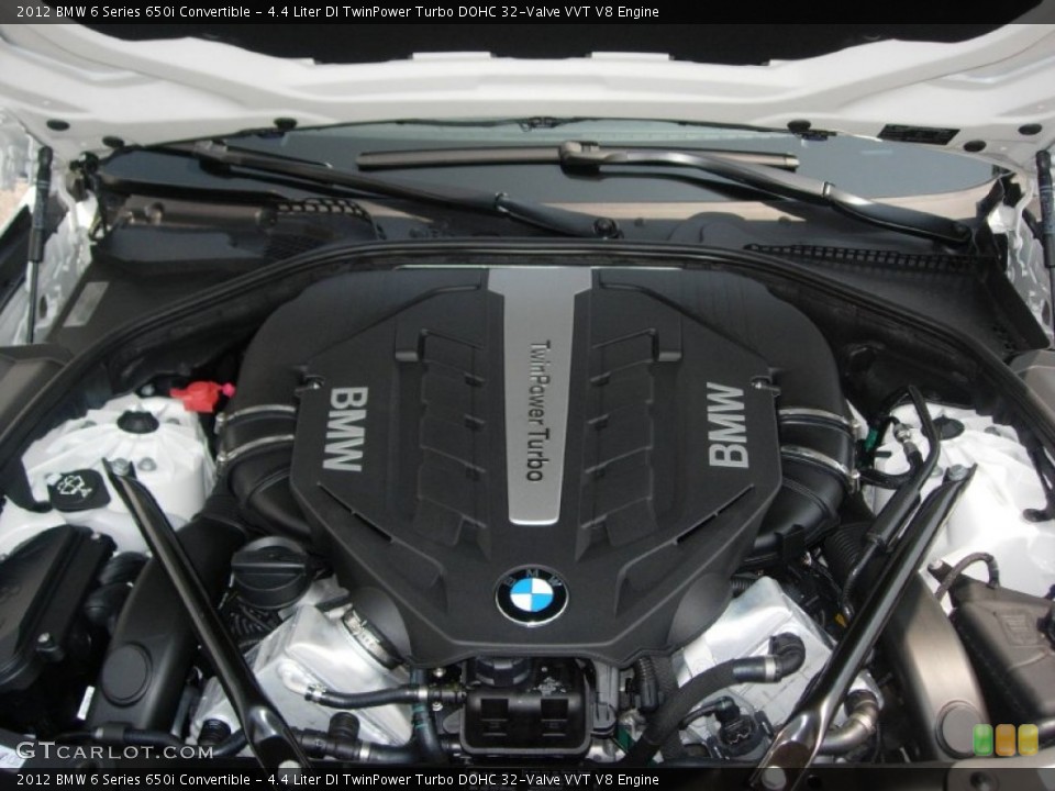 4.4 Liter DI TwinPower Turbo DOHC 32-Valve VVT V8 Engine for the 2012 BMW 6 Series #50529496