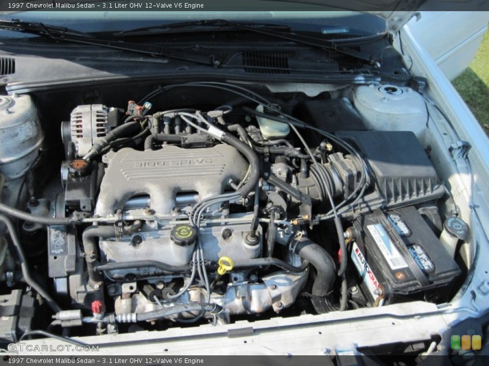 3.1 Liter OHV 12-Valve V6 1997 Chevrolet Malibu Engine