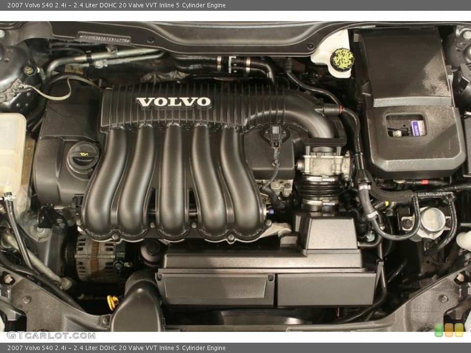2.4 Liter DOHC 20 Valve VVT Inline 5 Cylinder Engine for the 2007 Volvo S40 #50533036