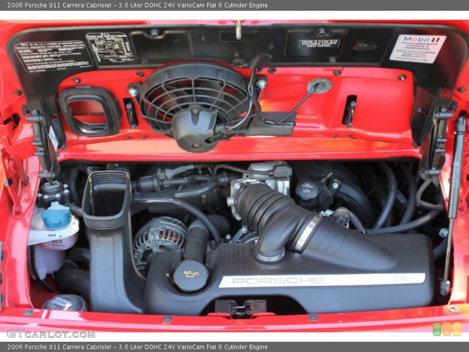 3.6 Liter DOHC 24V VarioCam Flat 6 Cylinder Engine for the 2006 Porsche 911 #50537815