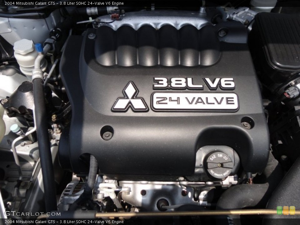 3.8 Liter SOHC 24-Valve V6 2004 Mitsubishi Galant Engine
