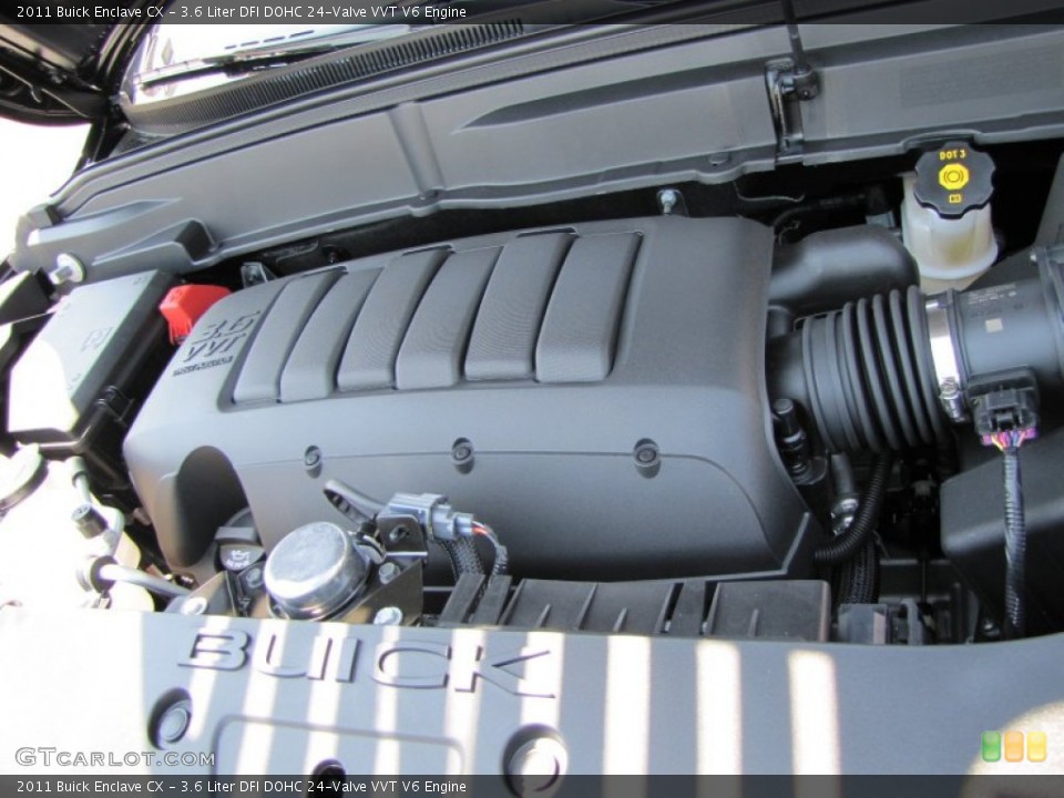3.6 Liter DFI DOHC 24-Valve VVT V6 Engine for the 2011 Buick Enclave #50543143