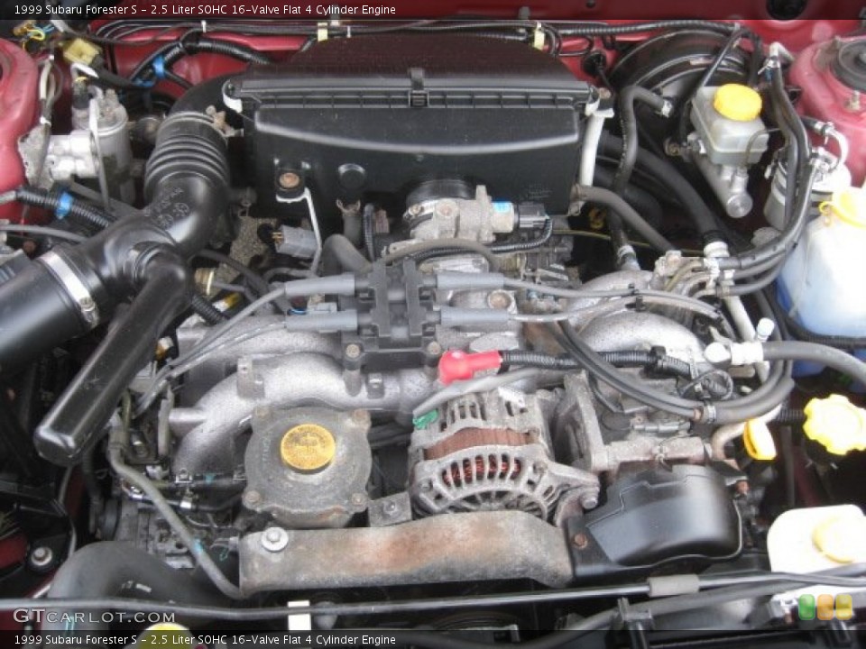 2.5 Liter SOHC 16-Valve Flat 4 Cylinder Engine for the 1999 Subaru Forester #50551105