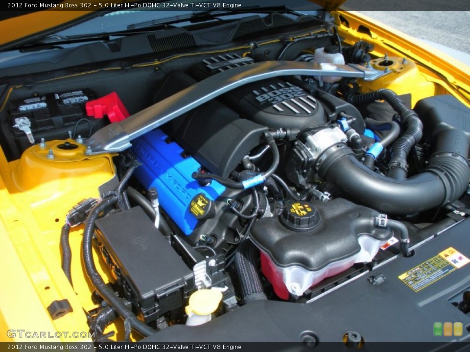 5.0 Liter Hi-Po DOHC 32-Valve Ti-VCT V8 Engine for the 2012 Ford Mustang #50551681