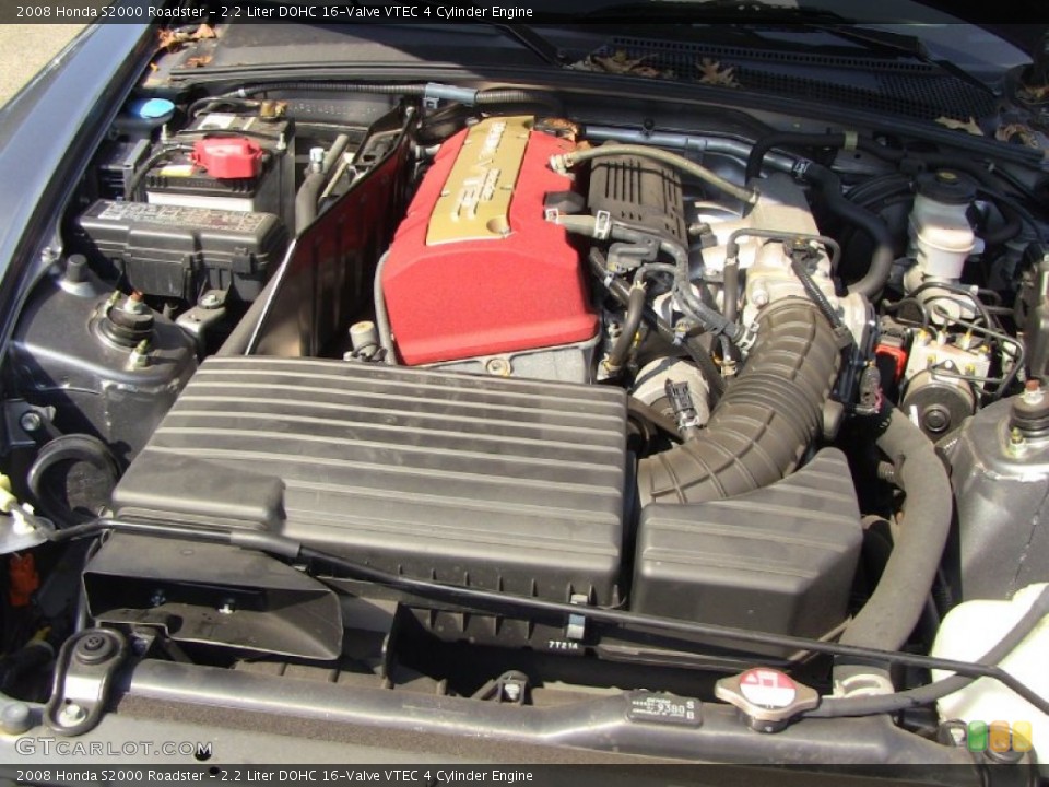 2.2 Liter DOHC 16-Valve VTEC 4 Cylinder Engine for the 2008 Honda S2000 #50555695