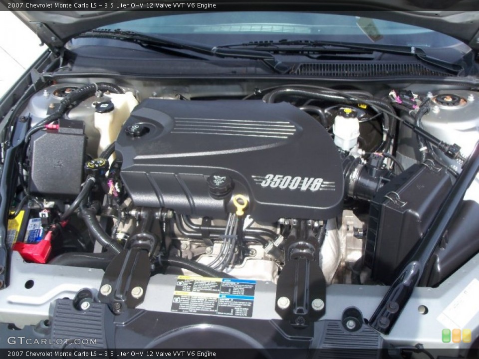 3.5 Liter OHV 12 Valve VVT V6 Engine for the 2007 Chevrolet Monte Carlo #50557099