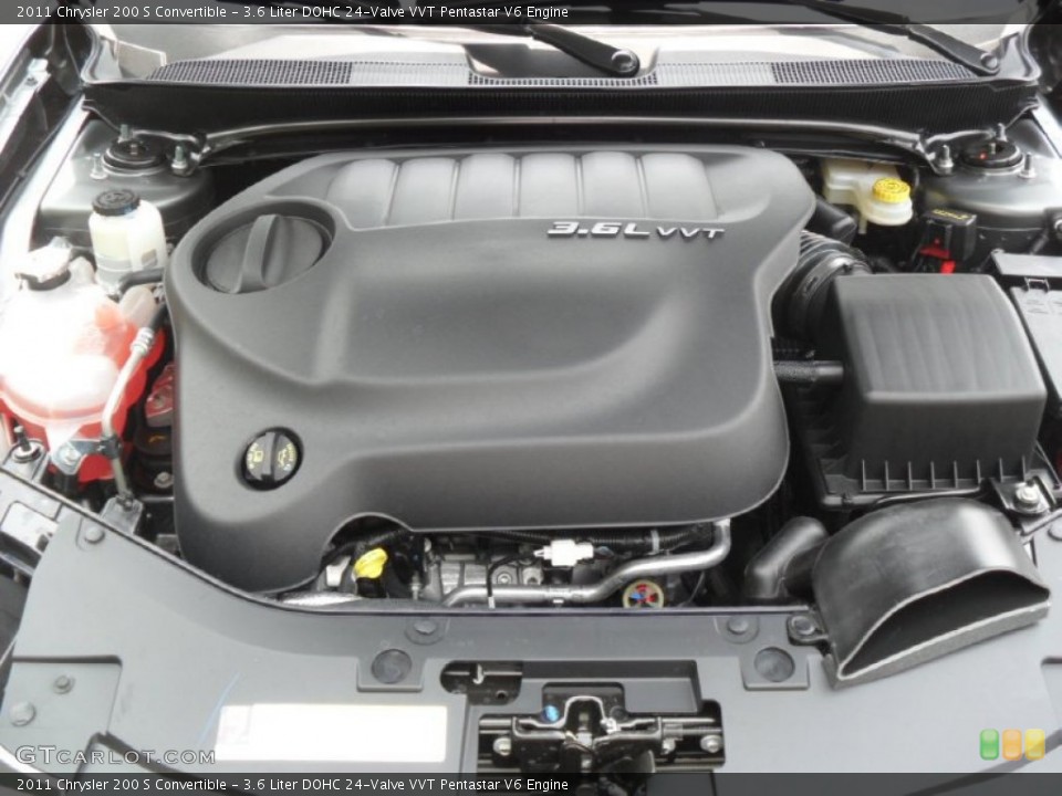 3.6 Liter DOHC 24-Valve VVT Pentastar V6 Engine for the 2011 Chrysler 200 #50558704