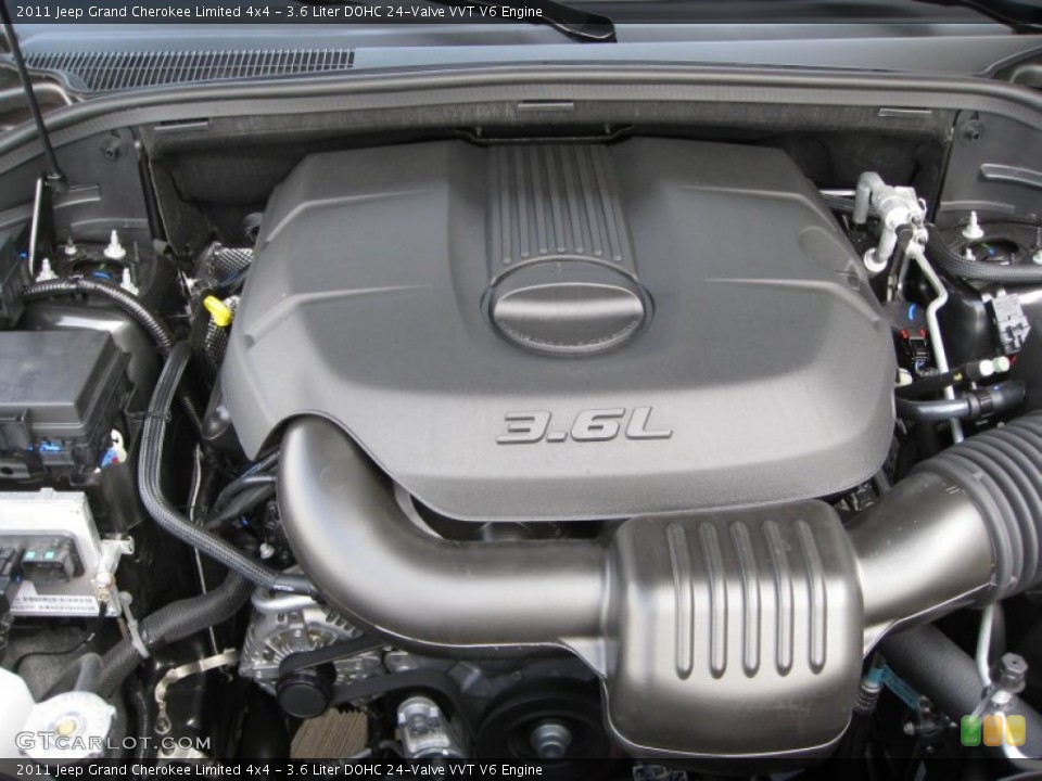 3.6 Liter DOHC 24-Valve VVT V6 Engine for the 2011 Jeep Grand Cherokee #50569366