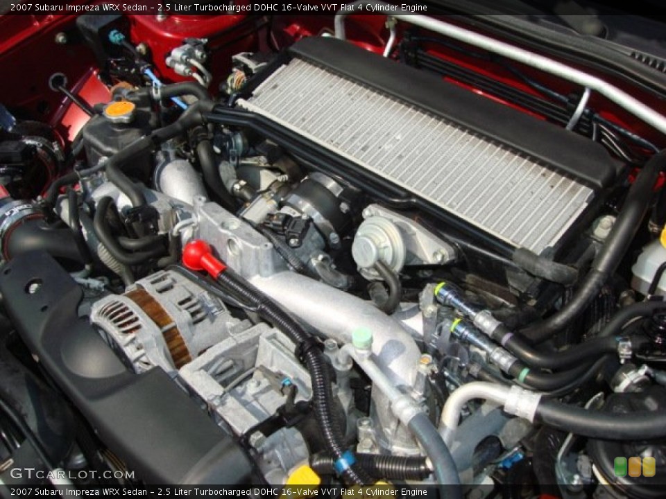 2.5 Liter Turbocharged DOHC 16-Valve VVT Flat 4 Cylinder Engine for the 2007 Subaru Impreza #50573853