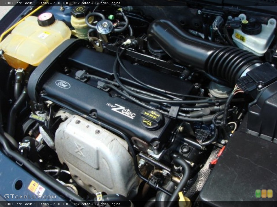 2.0L DOHC 16V Zetec 4 Cylinder 2003 Ford Focus Engine