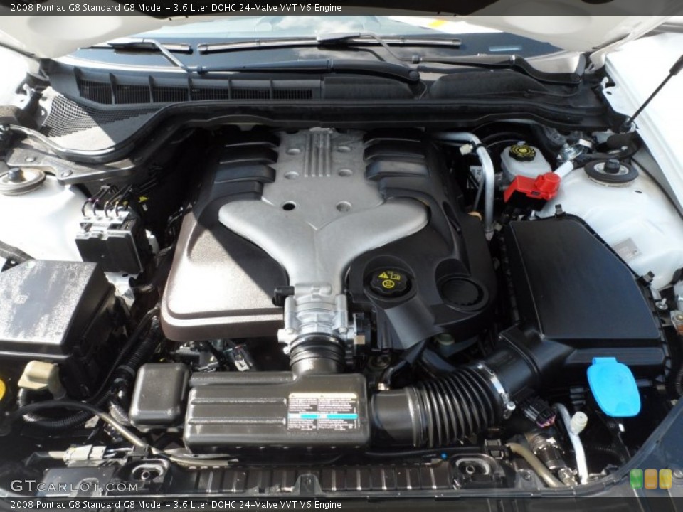 3.6 Liter DOHC 24-Valve VVT V6 Engine for the 2008 Pontiac G8 #50587892