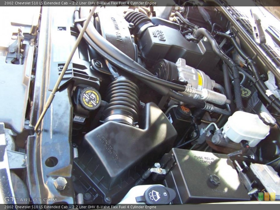 2.2 Liter OHV 8-Valve Flex Fuel 4 Cylinder Engine for the 2002 Chevrolet S10 #50602665