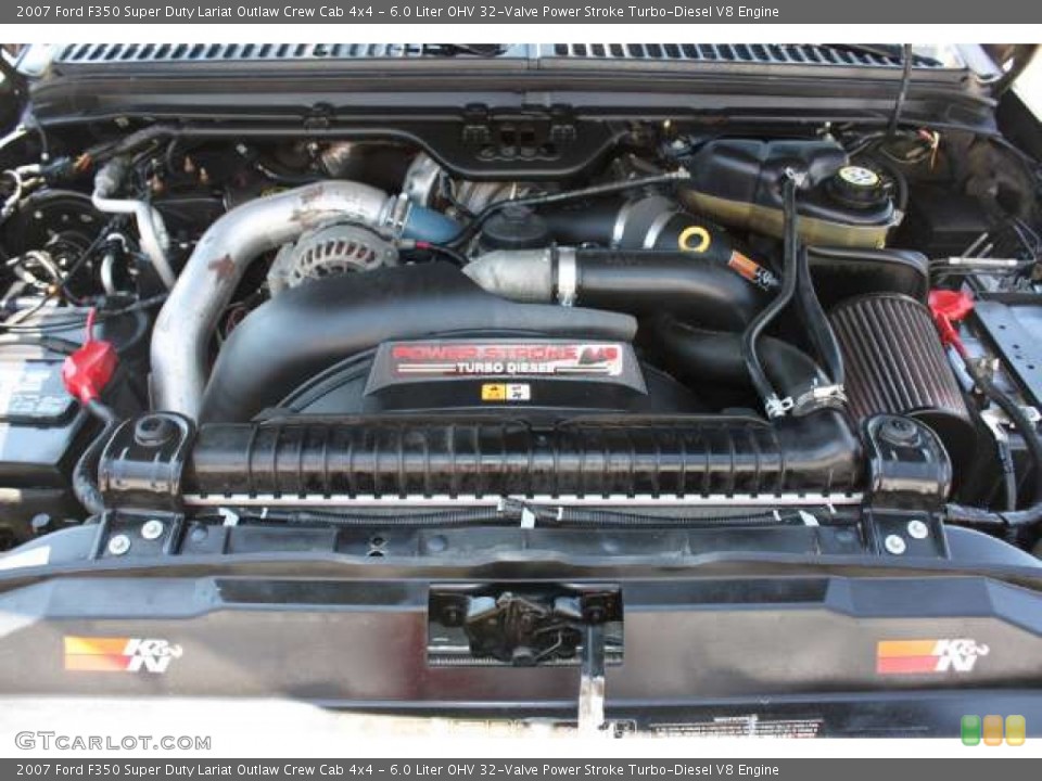 6.0 Liter OHV 32-Valve Power Stroke Turbo-Diesel V8 Engine for the 2007 Ford F350 Super Duty #50603733
