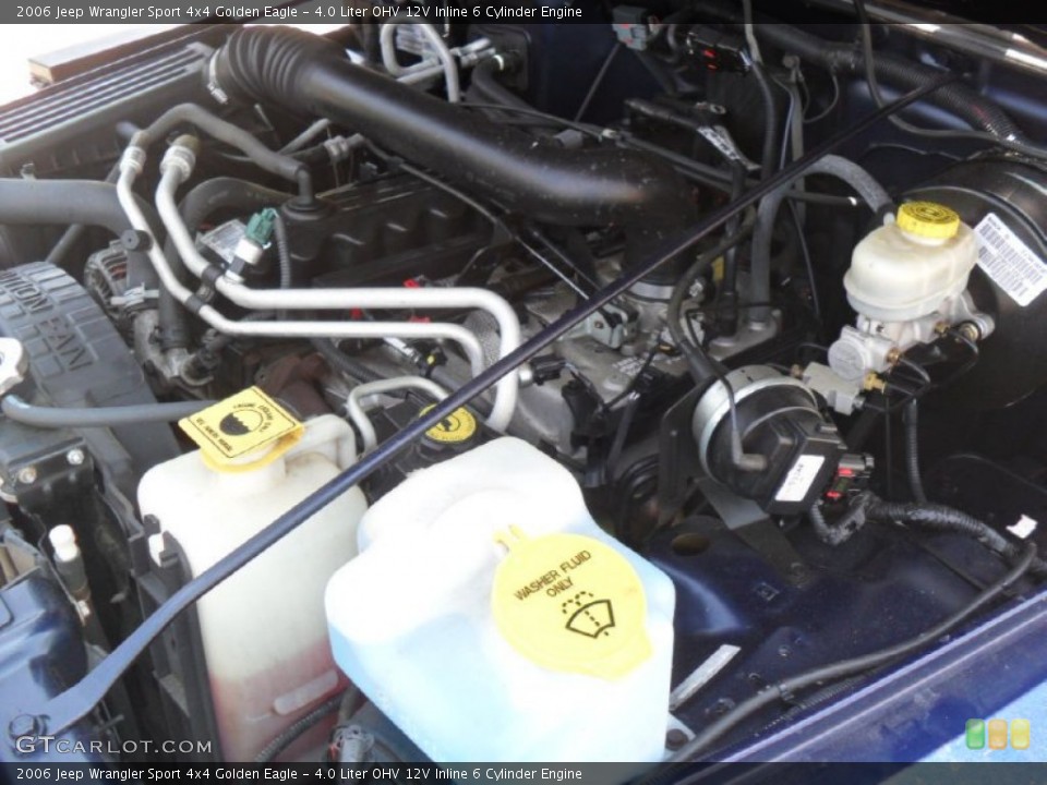 4.0 Liter OHV 12V Inline 6 Cylinder Engine for the 2006 Jeep Wrangler #50610810