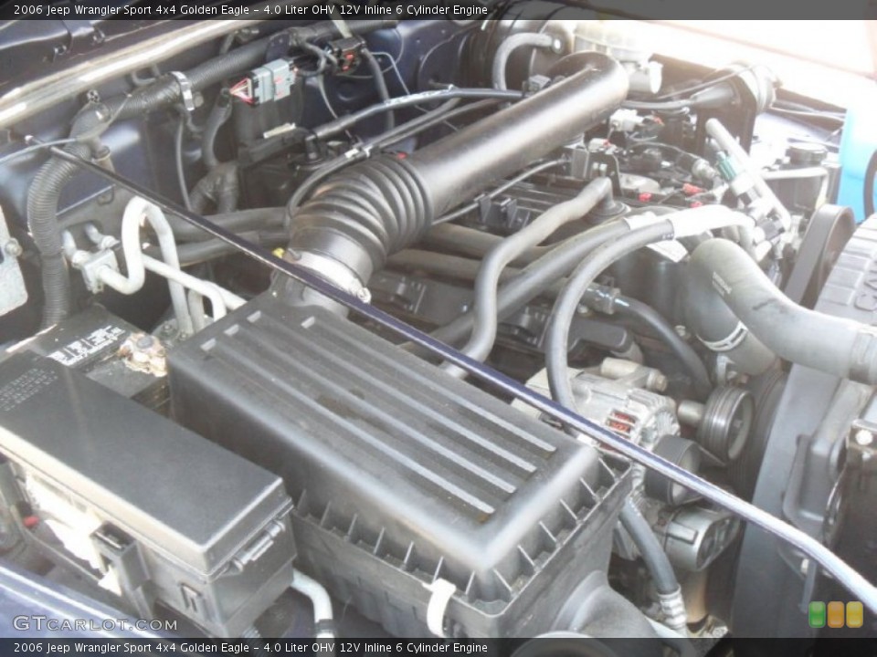 4.0 Liter OHV 12V Inline 6 Cylinder Engine for the 2006 Jeep Wrangler #50610825