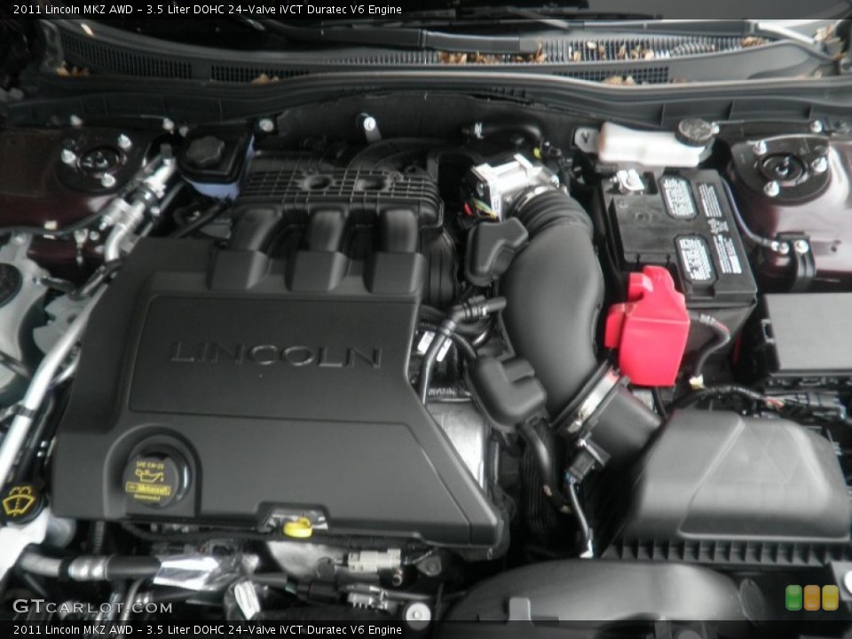 3.5 Liter DOHC 24-Valve iVCT Duratec V6 Engine for the 2011 Lincoln MKZ #50614438