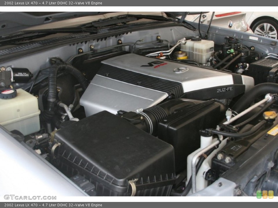 4.7 Liter DOHC 32-Valve V8 Engine for the 2002 Lexus LX #50620998