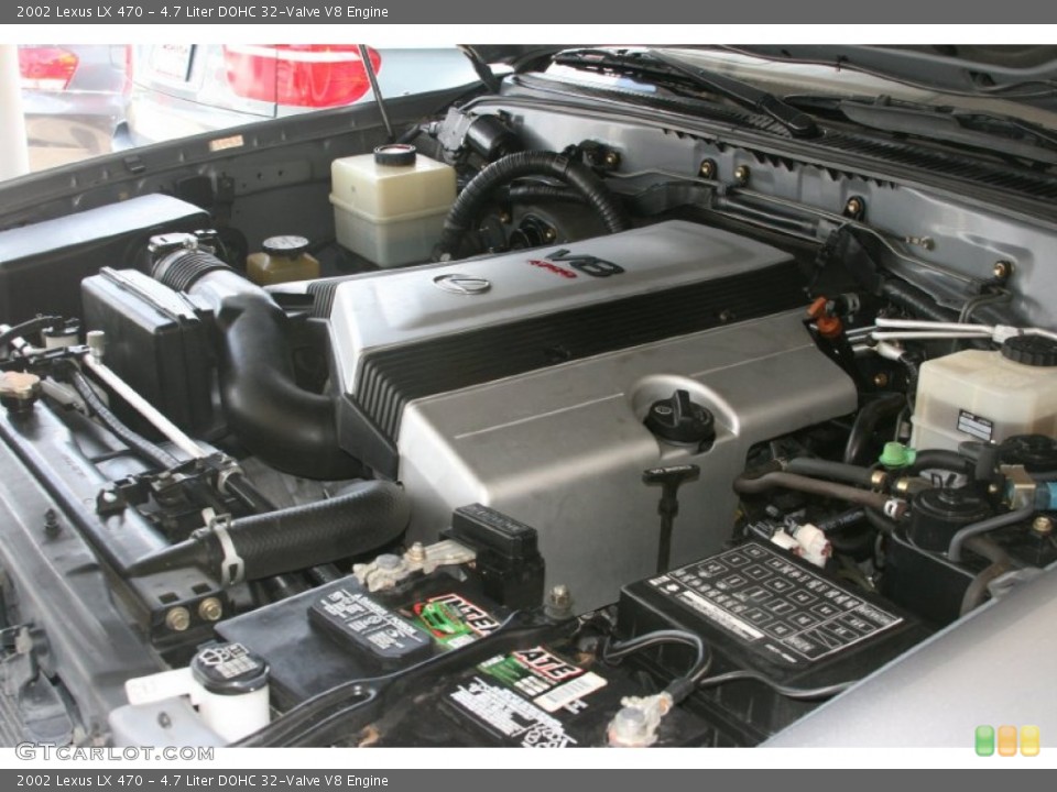 4.7 Liter DOHC 32-Valve V8 Engine for the 2002 Lexus LX #50621013