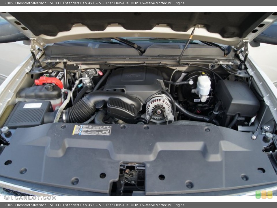 5.3 Liter Flex-Fuel OHV 16-Valve Vortec V8 Engine for the 2009 Chevrolet Silverado 1500 #50625153
