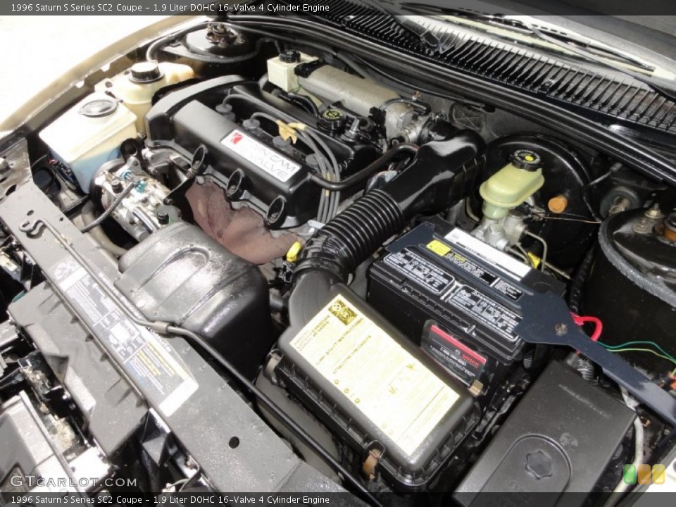 1.9 Liter DOHC 16-Valve 4 Cylinder Engine for the 1996 Saturn S Series #50625429