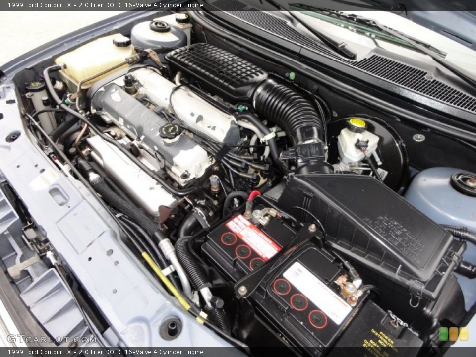 2.0 Liter DOHC 16-Valve 4 Cylinder Engine for the 1999 Ford Contour #50629944