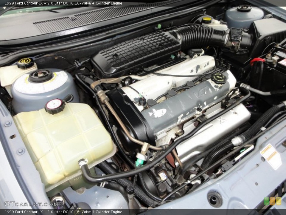 2.0 Liter DOHC 16-Valve 4 Cylinder Engine for the 1999 Ford Contour #50629959